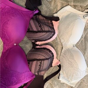 3 34DD la vie en rose sleek back bras